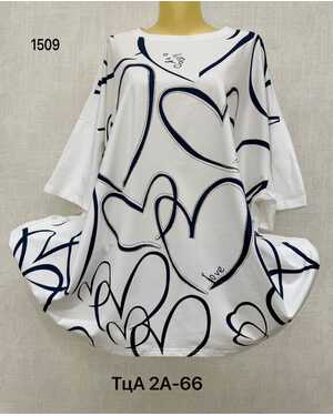 Женская Футболка, хлопок разные цвета Единый Размер 70/78