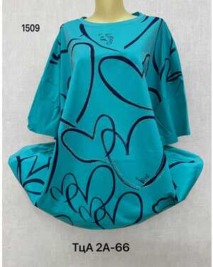 Женская Футболка, хлопок разные цвета Единый Размер 70/78