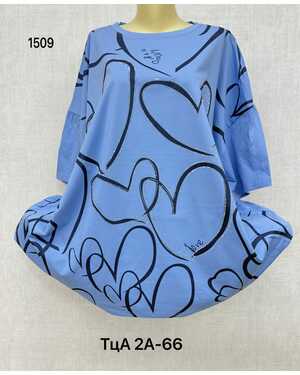 Женская Футболка, хлопок разные цвета Единый Размер 70/78