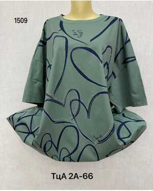 Женская Футболка, хлопок разные цвета Единый Размер 70/78