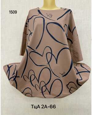 Женская Футболка, хлопок разные цвета Единый Размер 70/78