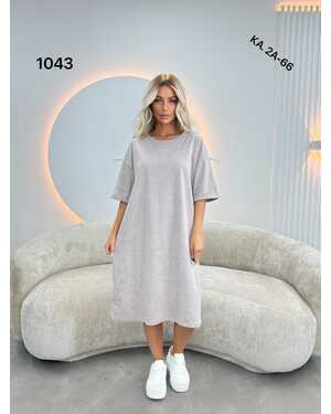 Женская Туника, хлопок Размеры ЕДИНЫЙ (48-56) Длина 90см