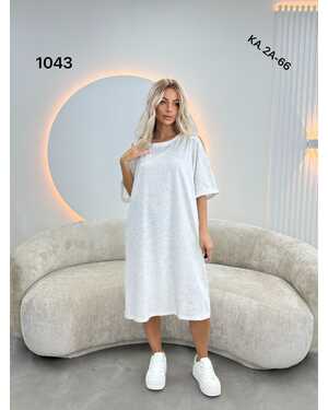 Женская Туника, хлопок Размеры ЕДИНЫЙ (48-56) Длина 90см