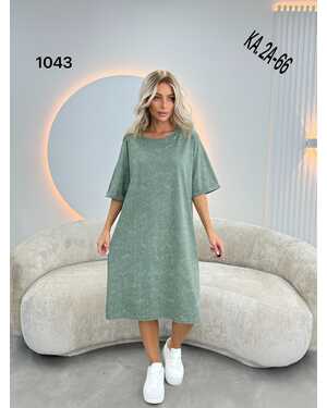 Женская Туника, хлопок Размеры ЕДИНЫЙ (48-56) Длина 90см