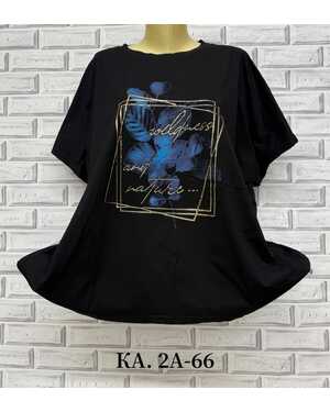 Женская Футболка, хлопок Размеры ЕДИНЫЙ (60-68)