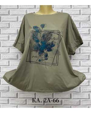 Женская Футболка, хлопок Размеры ЕДИНЫЙ (60-68)