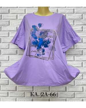 Женская Футболка, хлопок Размеры ЕДИНЫЙ (60-68)