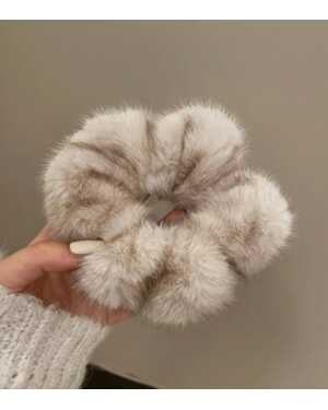 Норковая резинка для волос