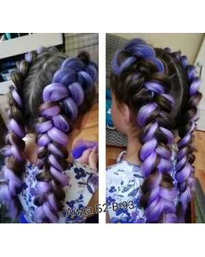 Канекалон однотонный