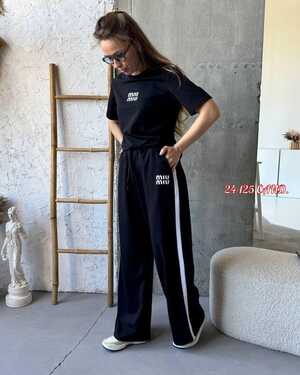 Женский костюм двойка Ткань: двунитка