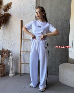 Женский костюм двойка Ткань: двунитка