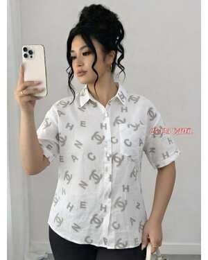 Женская Рубашка из мягкой ткани ХБ фабричный китай