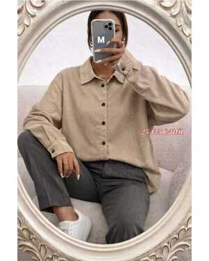 Женская РУБАШКА ТКАНЬ: МИКРО-ВЕЛЬВЕТ РАЗМЕР: (S-50) (M-52)(L-54)(XL-56)(2XL-58)