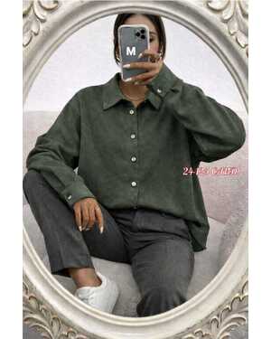 Женская РУБАШКА ТКАНЬ: МИКРО-ВЕЛЬВЕТ РАЗМЕР: (S-50) (M-52)(L-54)(XL-56)(2XL-58)