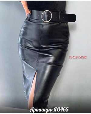 Женская юбка Ткань эко кожа