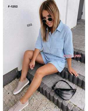 Женский костюм Ткань Муслин