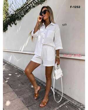 Женский костюм Ткань Муслин