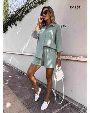 Женский костюм Ткань Муслин