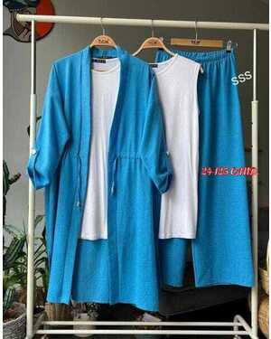 Женский костюм тройка Ткань - СИНГАПУР