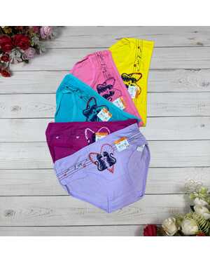 Набор трусов для детей, хлопок Nicoletta Состав : Хлопок 95%, Эластан 5% Размер: 2(2-3 года), 3(4-5 лет), 4(6-7 лет) Страна Турция