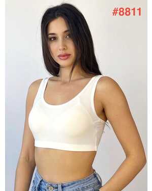 Топик с поролоны, качество люкс Состав: Хлопок, эластан Размеры ЕДИНЫЙ (40-46)