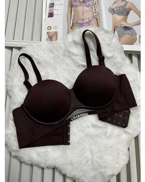 Бюстгальтер бесшовный без косточек Чашками гладкий с пуш апп