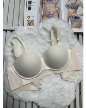 Бюстгальтер бесшовный без косточек Чашками гладкий с пуш апп