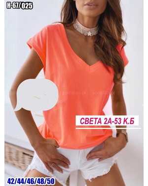 ЖЕНСКАЯ ФУТБОЛКА ТКАНЬ ХЛОПОК