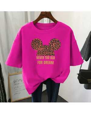 ЖЕНСКАЯ ФУТБОЛКА ТКАНЬ ХЛОПОК