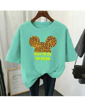 ЖЕНСКАЯ ФУТБОЛКА ТКАНЬ ХЛОПОК