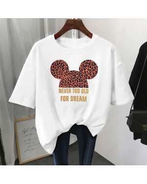 ЖЕНСКАЯ ФУТБОЛКА ТКАНЬ ХЛОПОК