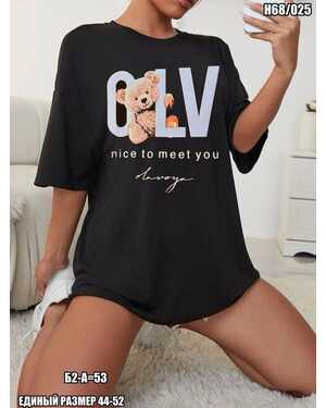 ЖЕНСКАЯ ФУТБОЛКА ТКАНЬ ХЛОПОК РАЗМЕР ЕДИНЫЙ 44-52