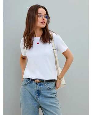 ЖЕНСКАЯ ФУТБОЛКА ТКАНЬ ХЛОПОК