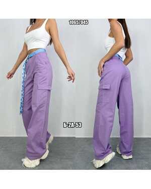 ЖЕНСКИЕ БРЮКИ ТКАНЬ ХЛОПОК