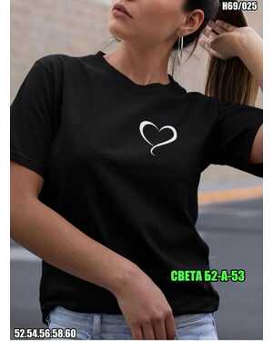 ЖЕНСКАЯ ФУТБОЛКА ТКАНЬ ХЛОПОК