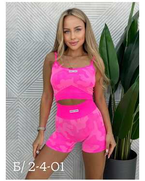 ЖЕНСКИЙ КОМПЛЕКТ (Топик +шорты) РАЗМЕР ЕДИНЫЙ 42-48