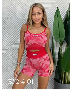 ЖЕНСКИЙ КОМПЛЕКТ (Топик +шорты) РАЗМЕР ЕДИНЫЙ 42-48