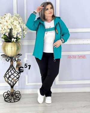 ЖЕНСКИЙ КОСТЮМ ТКАНЬ ТРИКОТАЖ