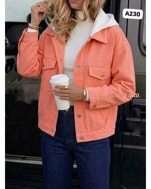 Джинсовая куртка с Капюшоном отстёгивается (Китай) Размеры L XL 2XL 3XL 4XL НА 48–50–52–54–56