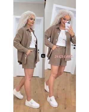 Женский костюм двойка Ткань Муслин