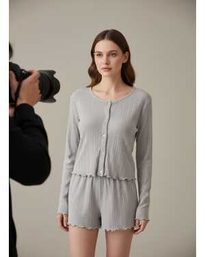 ЖЕНСКИЕ ПИЖАМА + ШОРТЫ Материал Турецкая Ribana 90%хлопок 10% лайкер