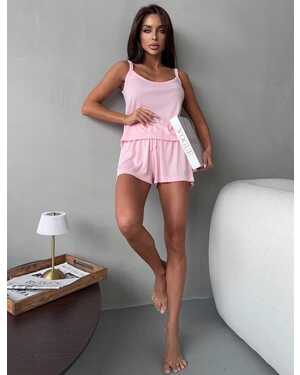 ЖЕНСКИЕ ПИЖАМА + ШОРТЫ Материал Турецкая Ribana 90%хлопок 10% лайкер