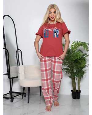 ЖЕНСКАЯ ПИЖАМА Материал хлопок в размер