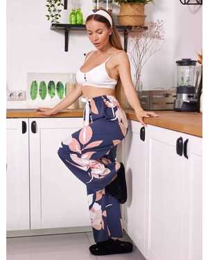 ЖЕНСКИЕ БРЮКИ Материал: штапель Размер: 46–54 (единый)