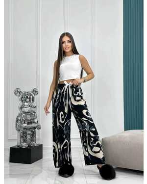 ЖЕНСКИЕ БРЮКИ Материал: штапель Размер: 46–54 (единый)