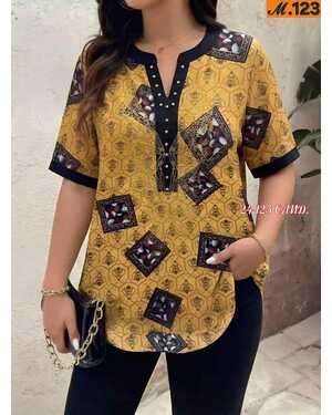 Женская блузка Фабричный Китай Размеры: XL (50/52) 2XL (52/54) 3XL (54/56).