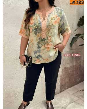 Женская блузка Фабричный Китай Размеры: XL (50/52) 2XL (52/54) 3XL (54/56).