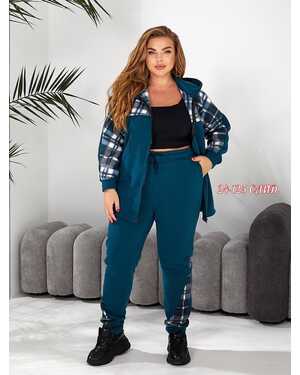 Женский костюм в размер Ткань Флис + Кашмир