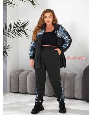 Женский костюм в размер Ткань Флис + Кашмир