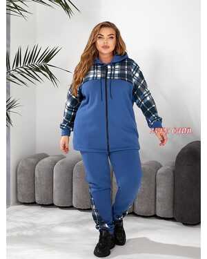 Женский костюм в размер Ткань Флис + Кашмир